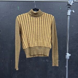 Vintage Gino Paoli Turtleneck Wool Blend Sweater